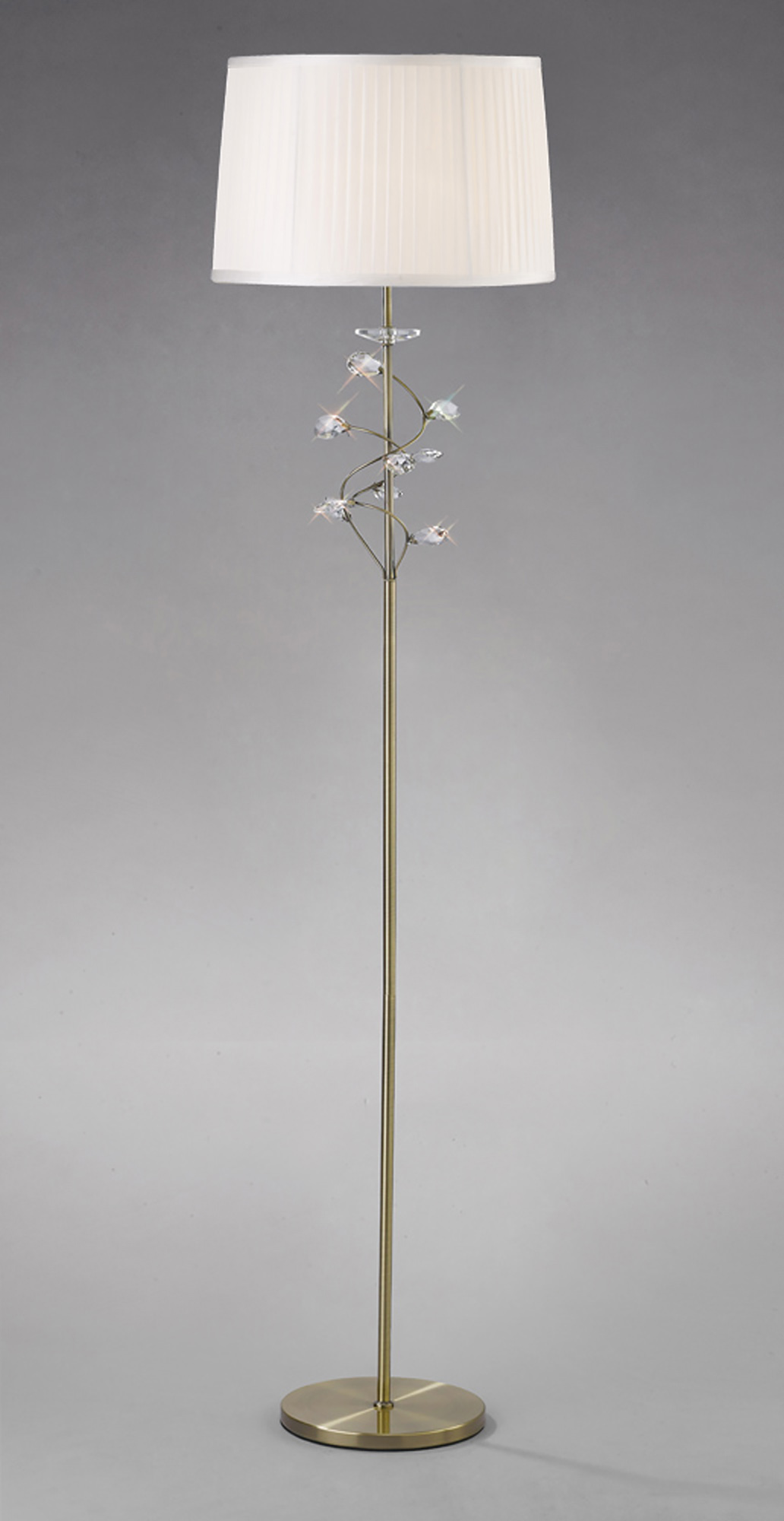 Willow Crystal Floor Lamps Diyas Traditional Crystal Floor Lamps